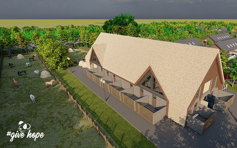 Tilfluktssted for esler og hester